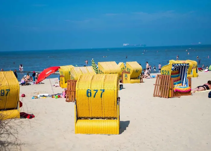 公寓 Strandnahe Haus Sonneneck 1 库克斯港